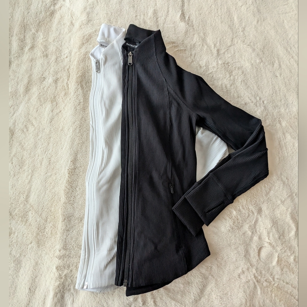 Athleta Salutation Rib Jackets